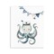 Stupell Industries Cute Octopus Sailor Wall Plaque Art Design by LSR Design Studio